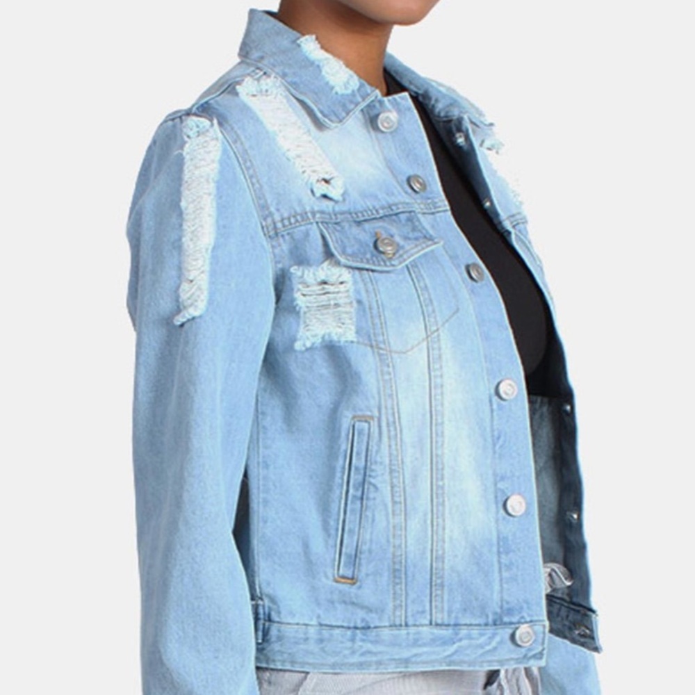Love Tree Denim Jacket🌻 - Picture 2 of 7